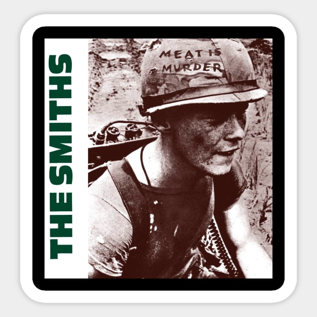THE SMITHS- MEAT IS MURDER ALBUM Sticker by The Jung Ones